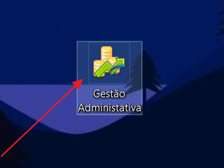 Atalho do módulo Gestão Administrativa na área de trabalho