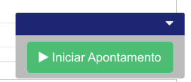 Janela de apontamentos expandida exibindo o botão verde Iniciar Apontamento