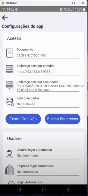 Terminal do ngrok em execução mostrando sessão ativa com URL de encaminhamento público e histórico de requisições HTTP