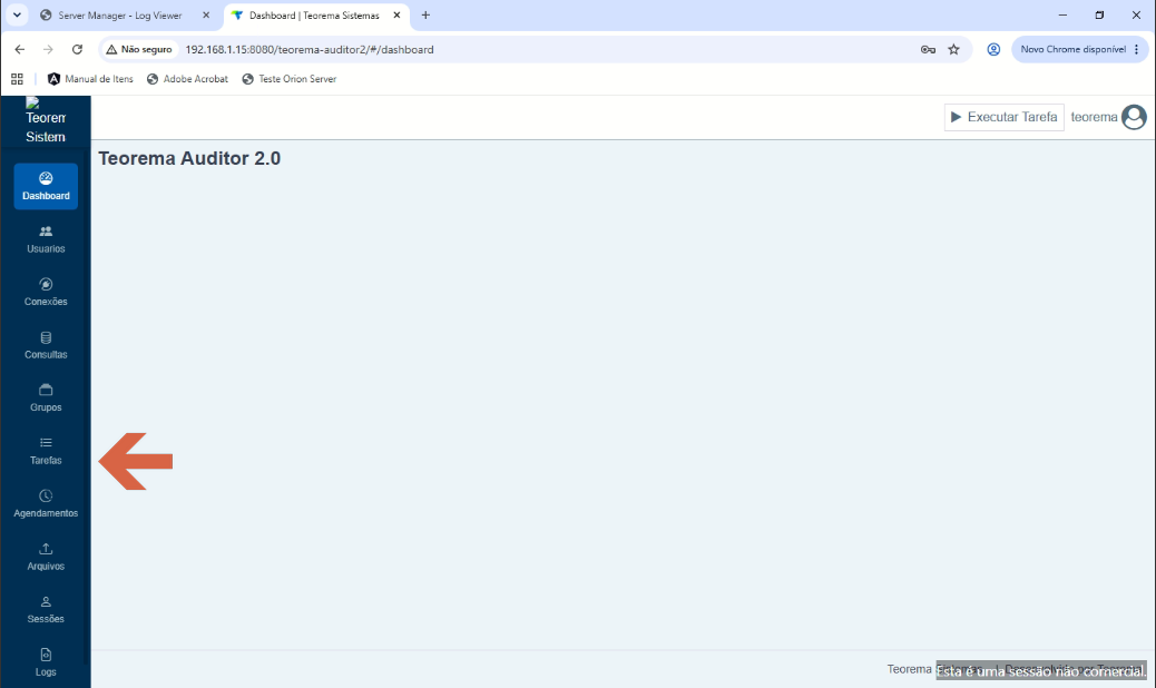 Dashboard do Teorema Auditor 2.0